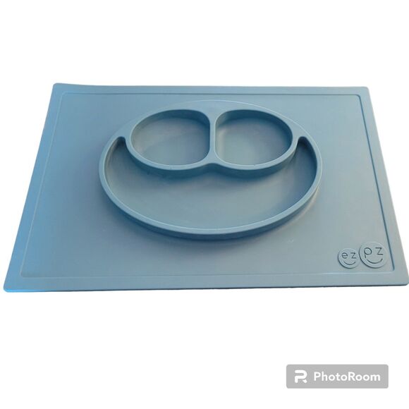 Blue Ezpz Silicone Happy Mat - Picture 2 of 3